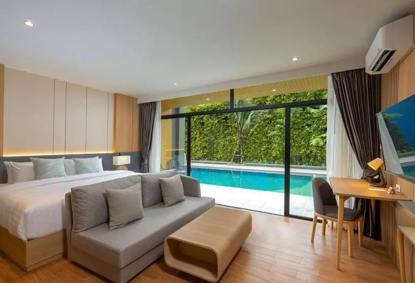 Deluxe-huone, Wyndham Garden Naithon Phuket