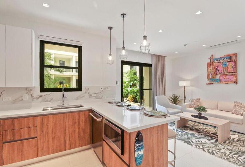 带1个卧室带花园景观的公寓, Bocobay Wariruri Condos