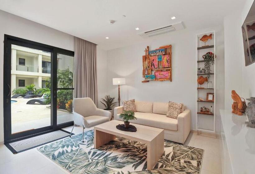 带1个卧室带花园景观的公寓, Bocobay Wariruri Condos