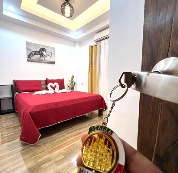 اتاق استاندارد سه تخته با چشم‌انداز باغ, Rich Vania Suites