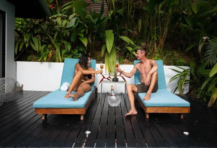 Huvila, 1 makuuhuone ja uima-allas, The Tranquilo Lodge, Adult Only, All Meals Included