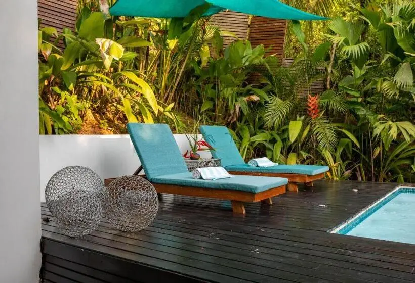 Huvila, 1 makuuhuone ja uima-allas, The Tranquilo Lodge, Adult Only, All Meals Included
