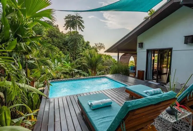 Huvila, 1 makuuhuone ja uima-allas, The Tranquilo Lodge, Adult Only, All Meals Included