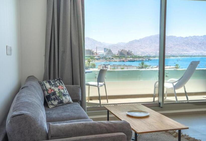 استودیوی استاندارد با چشم‌انداز دریا, Sea Side Eilat Vacation Apartment
