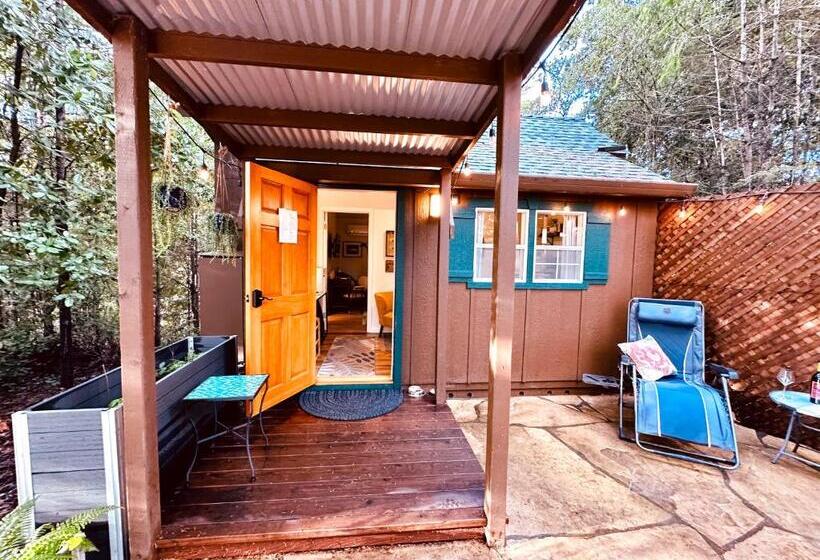 غرفة ديلوكس سرير كينج, Tranquil Mountain Refuge Cabin In Santa Cruz