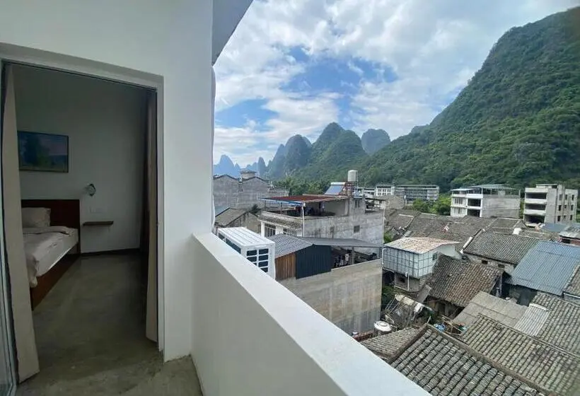 Standard-huone King-vuode, Pomelo Hostel Xingping