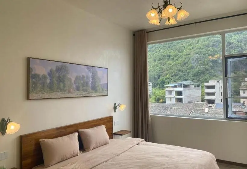 Standard-huone King-vuode, Pomelo Hostel Xingping