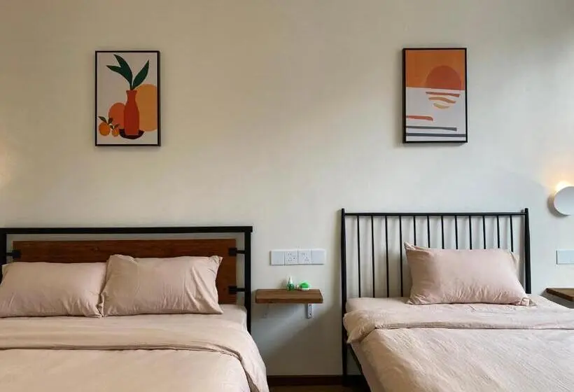 Deluxe-perhehuone, Pomelo Hostel Xingping