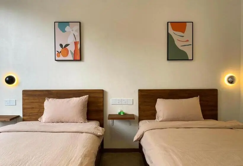 Standard-huone Vuoristonäkymä, Pomelo Hostel Xingping