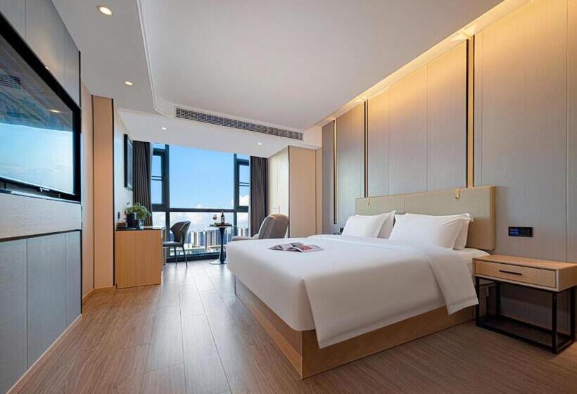 キングサイズベッドのデラックスルーム, Zhangjiajie Hero Boutique