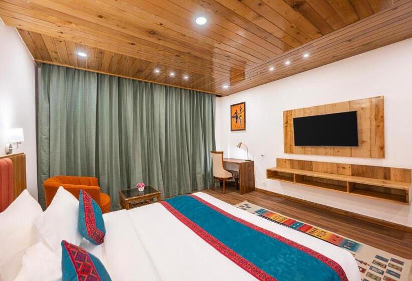 스탠다드 룸 산 전망, Bradhi   Echor Riverside Resort Jibhi