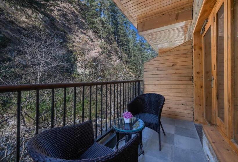 一居室别墅, Bradhi   Echor Riverside Resort Jibhi