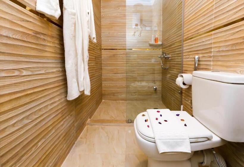 اتاق استاندارد با وان آب گرم, Venus Pyramids Inn   Top Roof Access W Free Break Fast