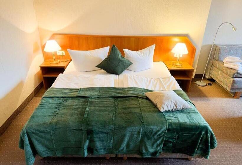 غرفة قياسية مزوَّدة بشُرفة, Harzhotel Grünett