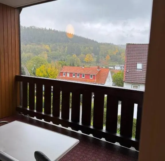Deluxe-huone Parveke, Harzhotel Grünett
