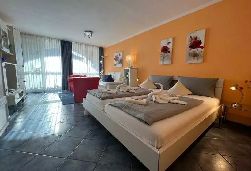 バルコニー付きスタンダードルーム, Schloss Kirchham Appartement & Wellnessanlage
