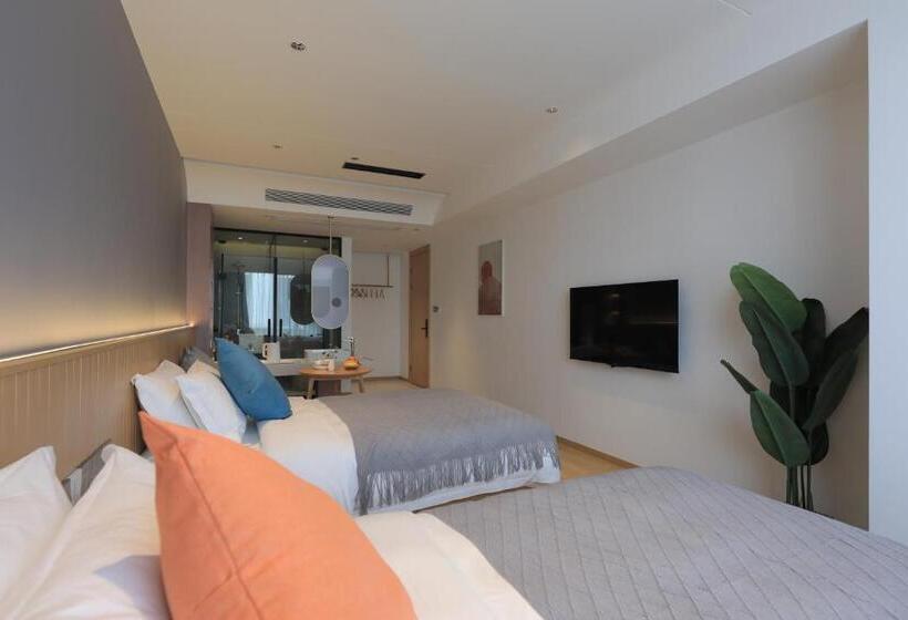 Номер Премиум, Mount Huangshan Yunqi Kinship B&b   Huangshan Mountain Scenic Area Tangkou South Gate Interchange Ce