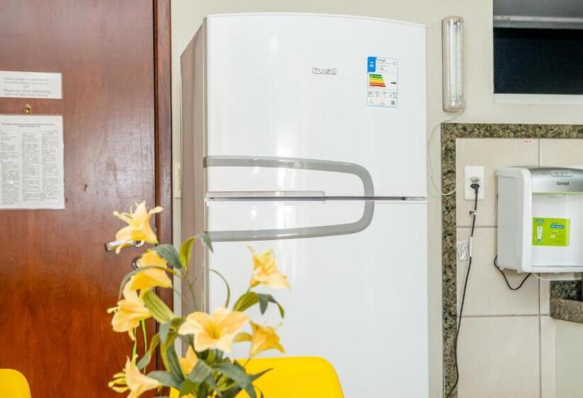 דירת שני חדרים, Confortável Flat Na Praia