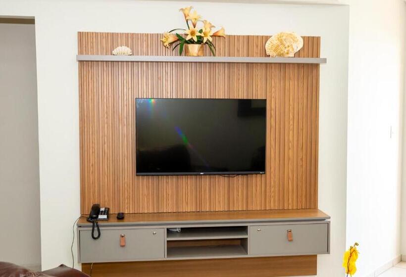 דירת שני חדרים, Confortável Flat Na Praia