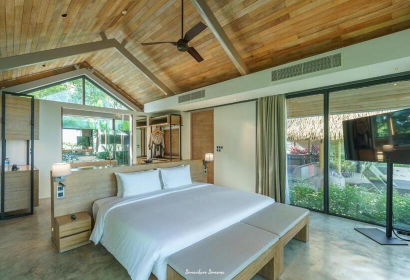 וילה עם חדר שינה אחד ובריכת שחיה, Villa Escape Burasari