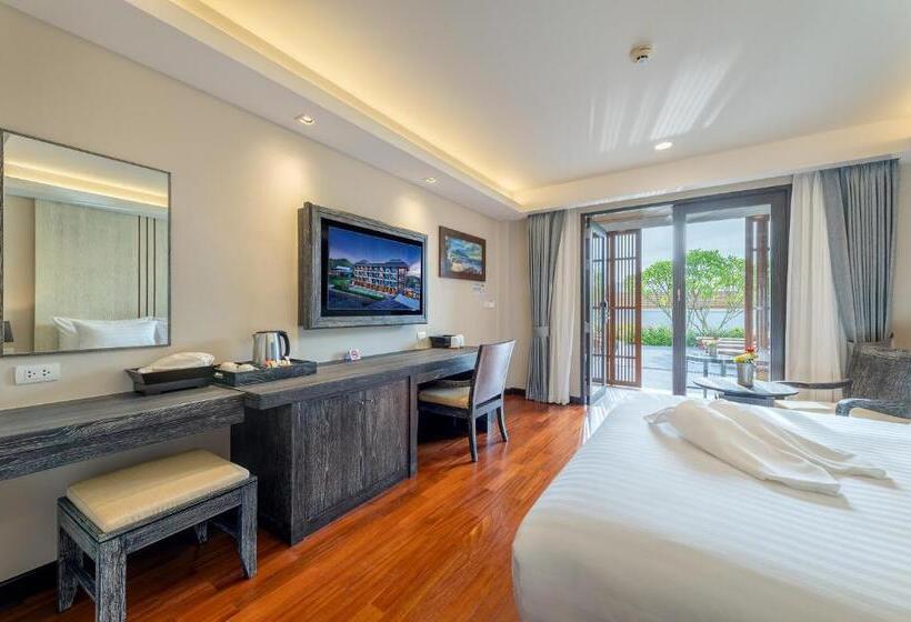 غرفة قياسية مطلّة علي حمام السباحة, Treepana Boutique Hotel, Huahin