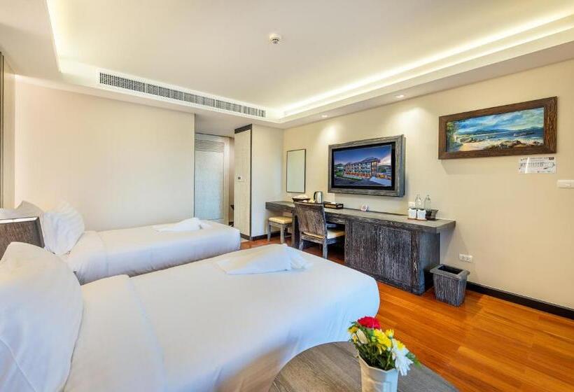 غرفة قياسية مطلّة علي حمام السباحة, Treepana Boutique Hotel, Huahin