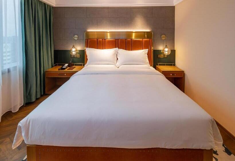 스탠다드 룸 퀸사이즈 침대, Elite Hotel Taikoo Hui Plaza Guangding Metro Station Branch Free Shuttle Bus To Canton Fair Comple