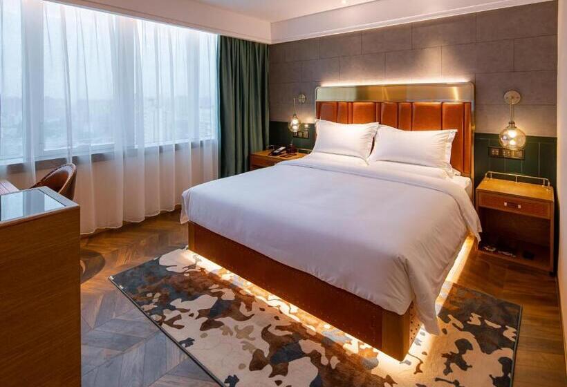 스탠다드 룸 퀸사이즈 침대, Elite Hotel Taikoo Hui Plaza Guangding Metro Station Branch Free Shuttle Bus To Canton Fair Comple