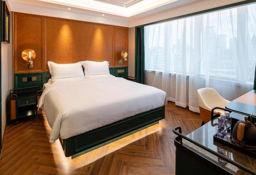 스탠다드 룸 퀸사이즈 침대, Elite Hotel Taikoo Hui Plaza Guangding Metro Station Branch Free Shuttle Bus To Canton Fair Comple