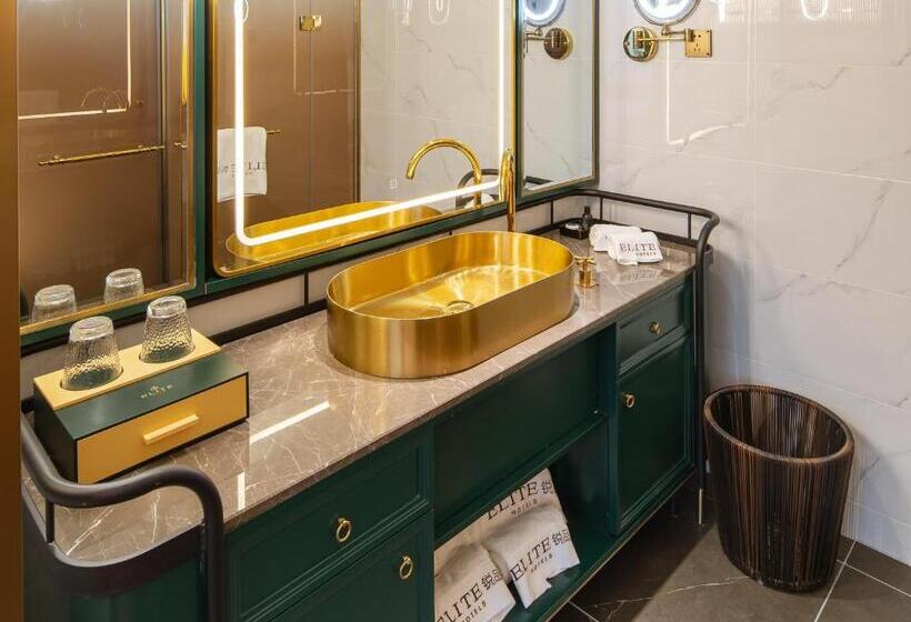 스탠다드 룸 퀸사이즈 침대, Elite Hotel Taikoo Hui Plaza Guangding Metro Station Branch Free Shuttle Bus To Canton Fair Comple