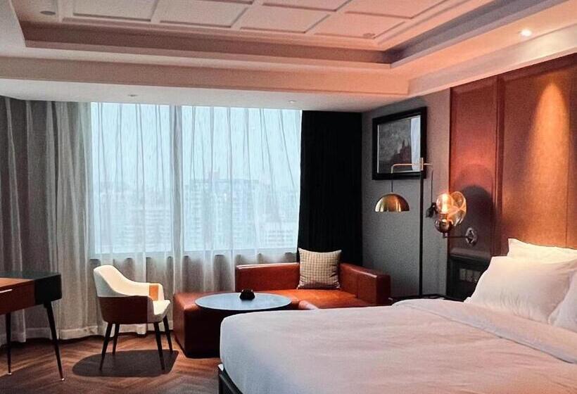 스탠다드 룸 퀸사이즈 침대, Elite Hotel Taikoo Hui Plaza Guangding Metro Station Branch   Free Shuttle Bus To Canton Fair Comple