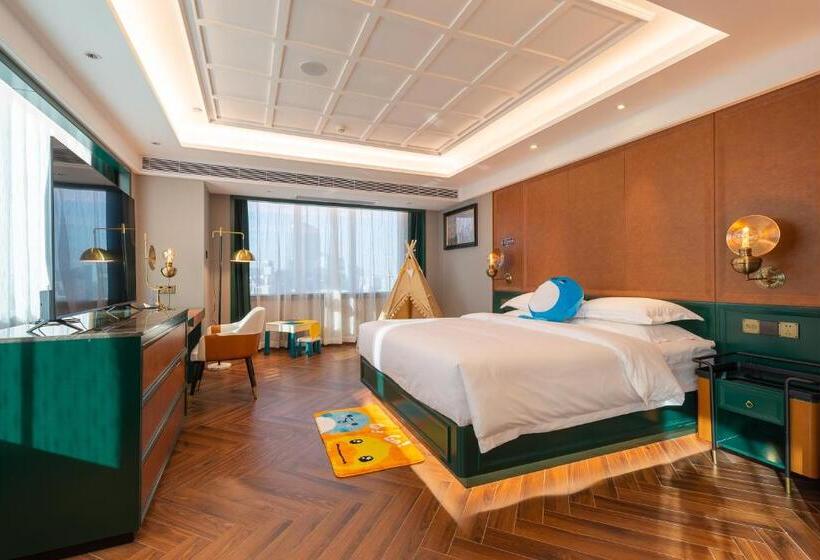 패밀리 스위트, Elite Hotel Taikoo Hui Plaza Guangding Metro Station Branch   Free Shuttle Bus To Canton Fair Comple