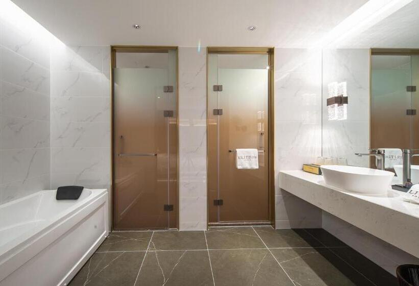 디럭스 스위트, Elite Hotel Taikoo Hui Plaza Guangding Metro Station Branch Free Shuttle Bus To Canton Fair Comple