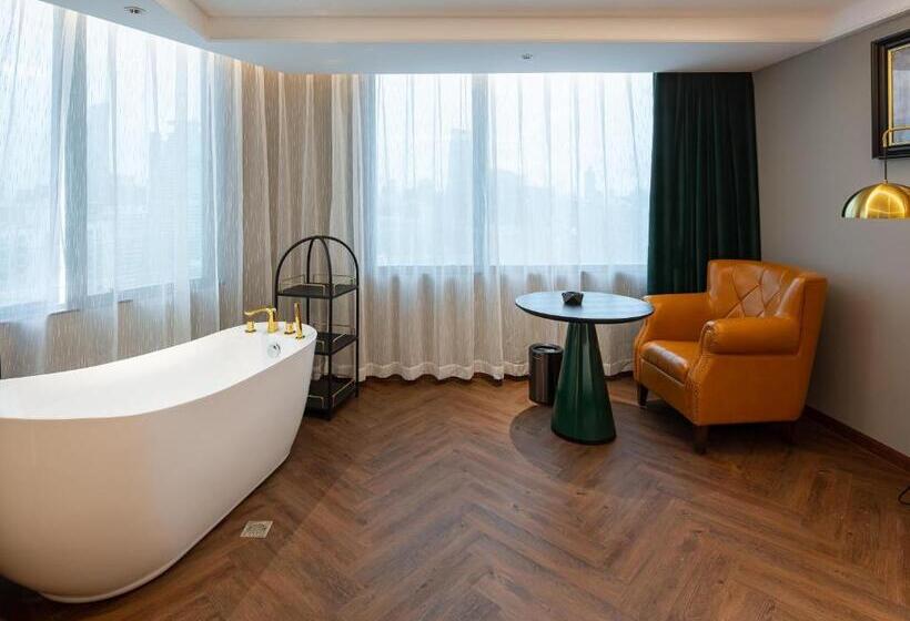 스탠다드 룸 퀸사이즈 침대, Elite Hotel Taikoo Hui Plaza Guangding Metro Station Branch Free Shuttle Bus To Canton Fair Comple