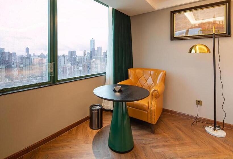 스탠다드 룸 퀸사이즈 침대, Elite Hotel Taikoo Hui Plaza Guangding Metro Station Branch Free Shuttle Bus To Canton Fair Comple