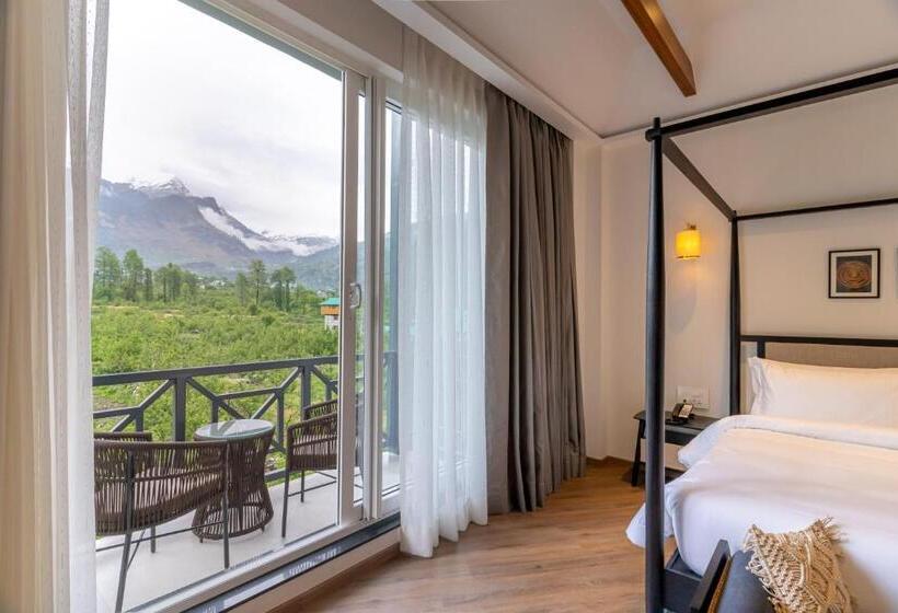 발코니 디럭스 룸, Nivasana Manali   A Luxury Boutique