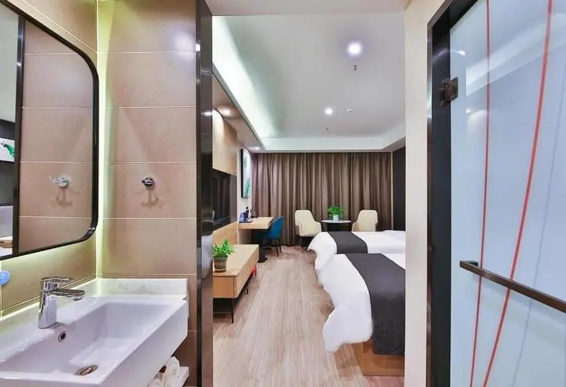 Premium-huone, Thank Inn Plus Shijiazhuang Xinhua District West Beierhuan Road
