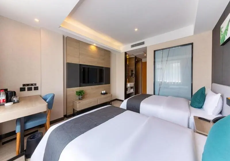 Premium-huone, Thank Inn Plus Shijiazhuang Xinhua District West Beierhuan Road