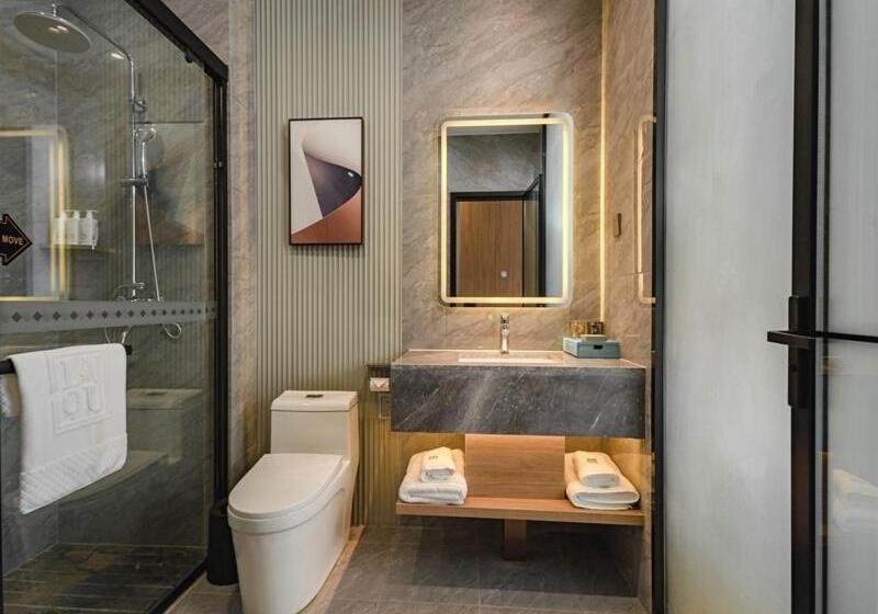 Номер Стандарт, Lanou Hotel Qianjiang High Speed Railway Station Lobster City