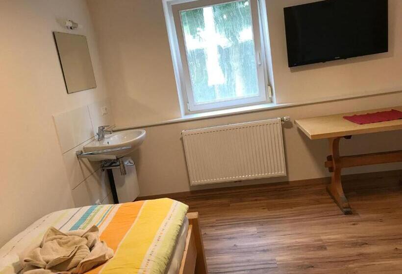 غرفة قياسية فردية حمام مشترك, Pension Grüner Baum