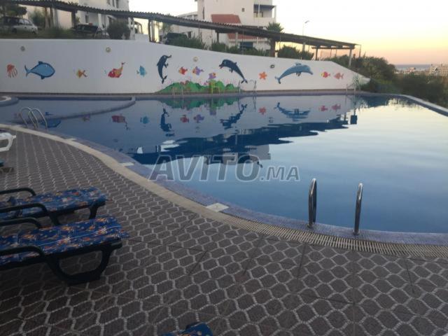 침실 1개 풀장 전망 아파트, Appart Hôtel Cabo Negro M Diq   Piscine