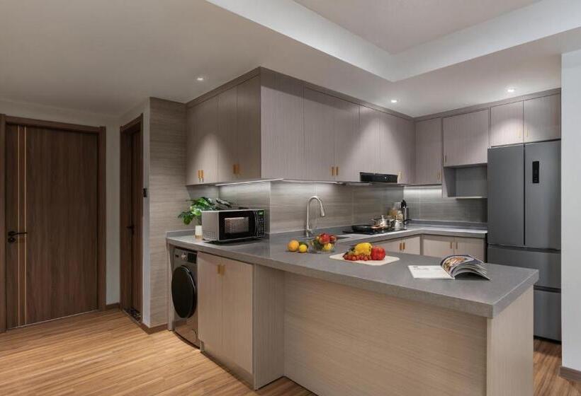Люкс Deluxe 2 Спальни, Citadines Zhengda Mall Hefei