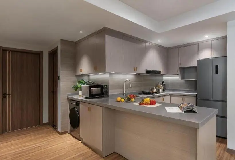 Deluxe-sviitti 2 Makuuhuonetta, Citadines Zhengda Mall Hefei