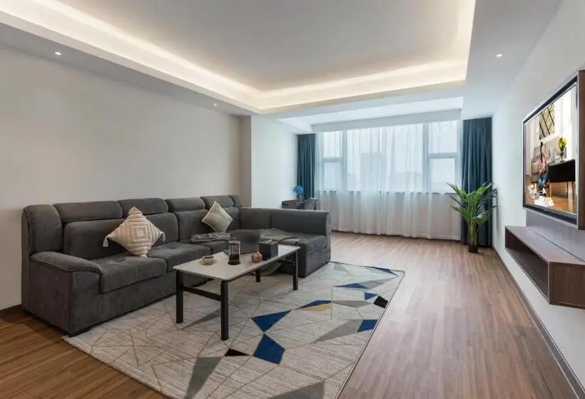 Deluxe-sviitti 2 Makuuhuonetta, Citadines Zhengda Mall Hefei