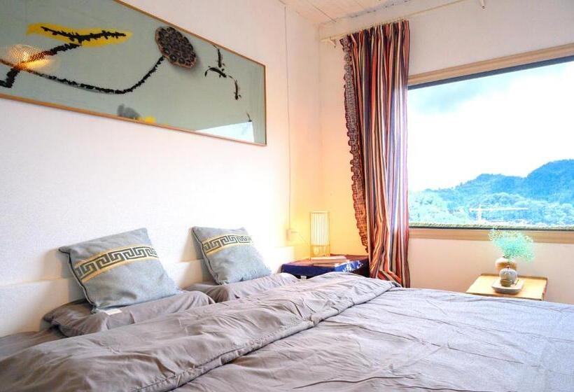 침실 2개 스위트, 云起山居庭院观景民宿