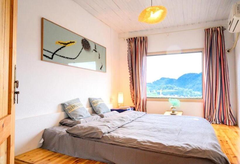 침실 2개 스위트, 云起山居庭院观景民宿