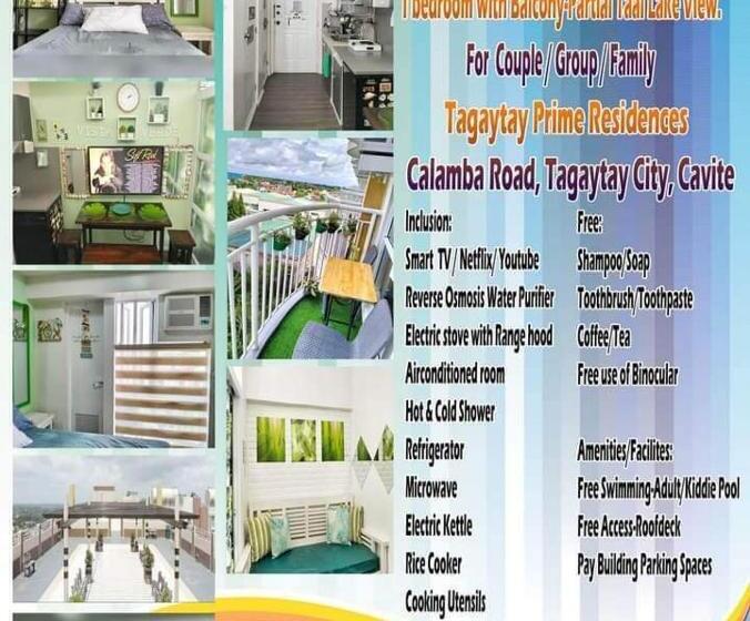 آپارتمان 1 خوابه با بالکن, Relaxing Staycation At Vista Verde Pod Tagaytay