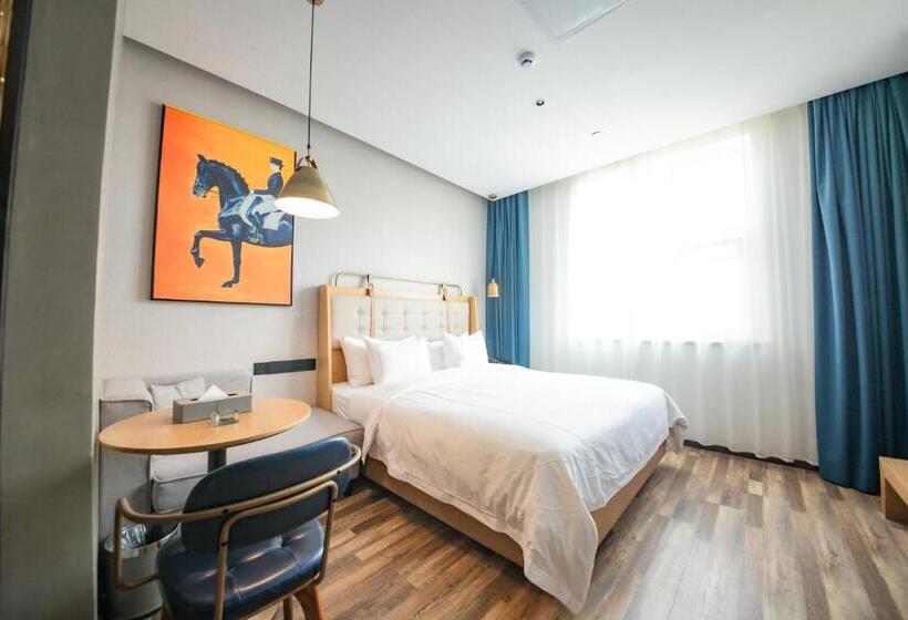 חדר סטנדרט, 银座佳驿精致酒店济南英雄山立交桥鲁能领秀城店