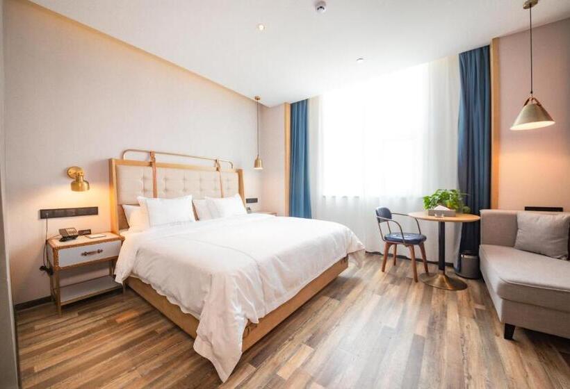 חדר סטנדרט, 银座佳驿精致酒店济南英雄山立交桥鲁能领秀城店