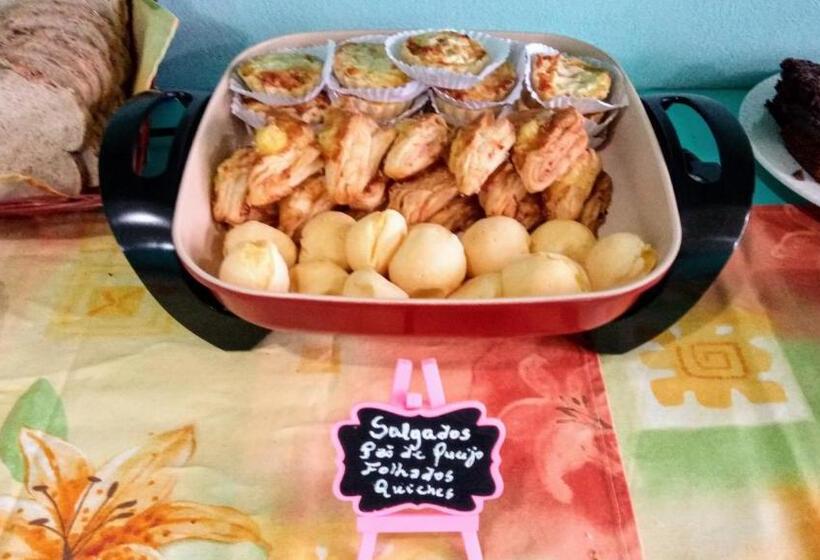 패밀리 룸 공용 욕실, Casa Da Paz Hostel & Suítes